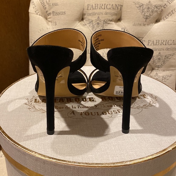 Express Suede Strappy Heels - Picture 4 of 5